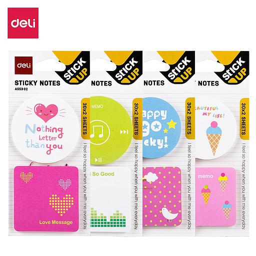 Notes repositionnables - 30x2 feuilles