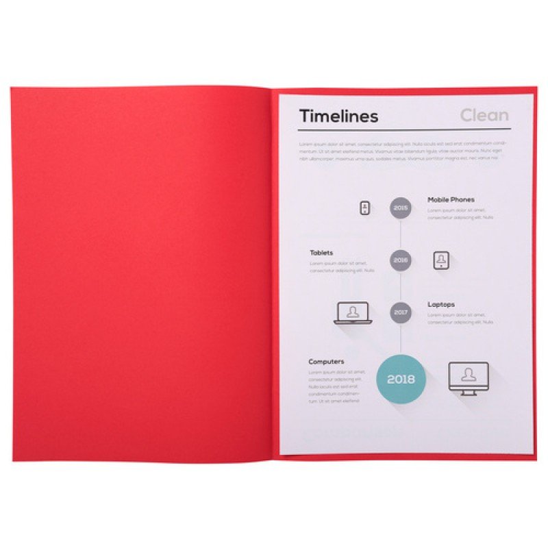 Paquet de 250 Sous-Chemises Rouge