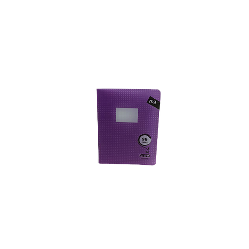 Cahier Piqué Séyès Polypro 96P 17 x 22 70G Violet
