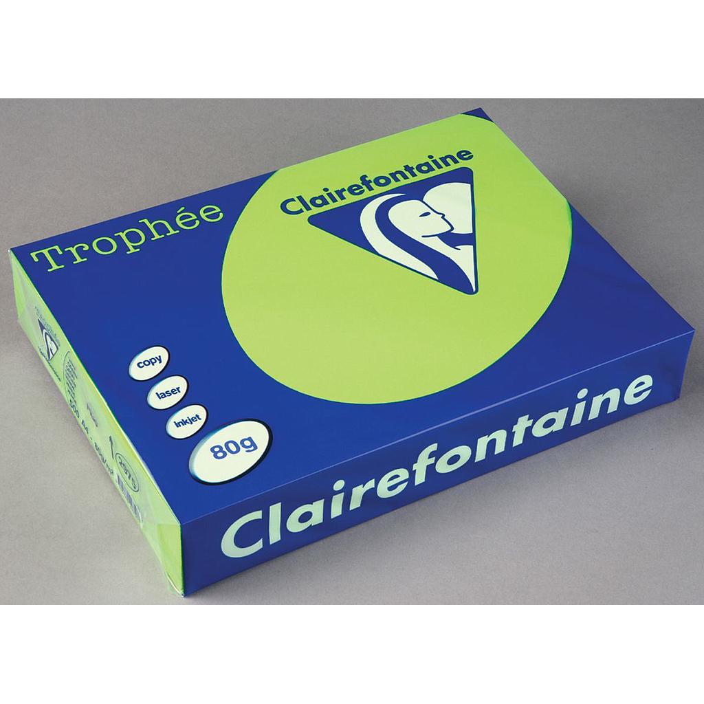 Rame de papier A4 Vert Fluo Clairefontaine