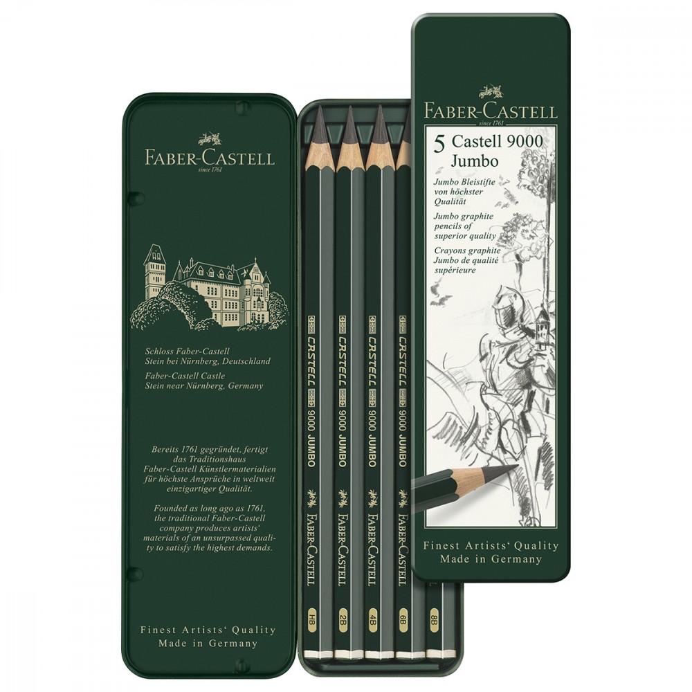 Boite de 5 crayons Jumbo 9000