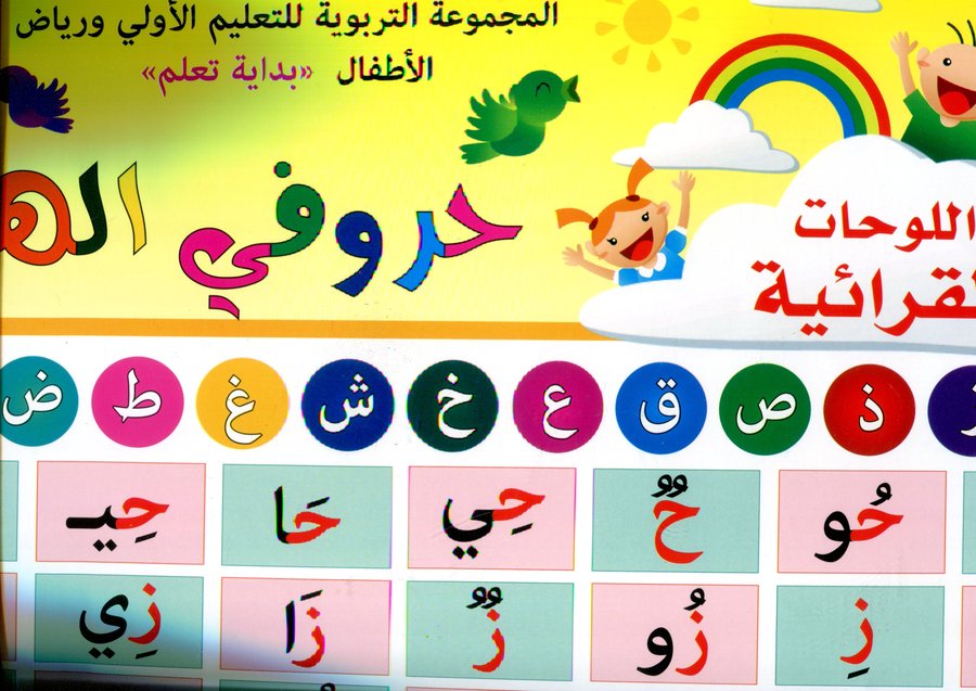 اللوحات القرائية حروفي الهجائية ج 2