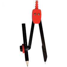Compas avec Crayon Simple