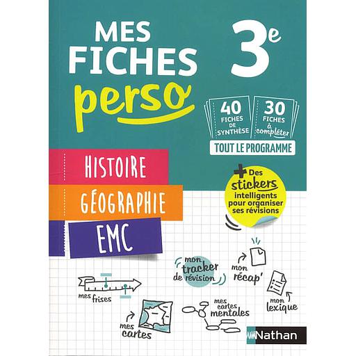 Histoire Géographie EMC 3e