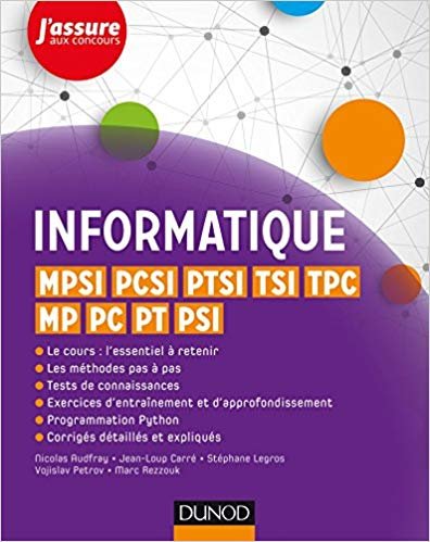 Informatique - MPSI, PCSI, PTSI, TSI, TPC, MP, PC, PT, PSI - Campus