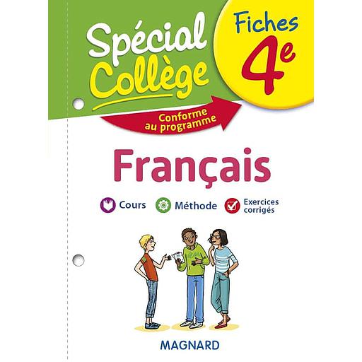 Fiches Français 4e Spécial Collège