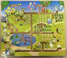 لعبة متاهة العمليات الحسابية خشبية