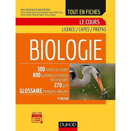Biologie Licence CAPES Prépas  - Le cours