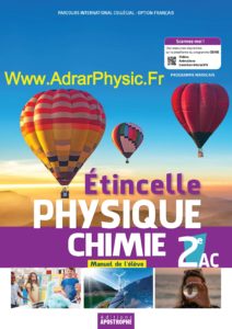 Etincelle physique chimie 2e AC manuel 2019