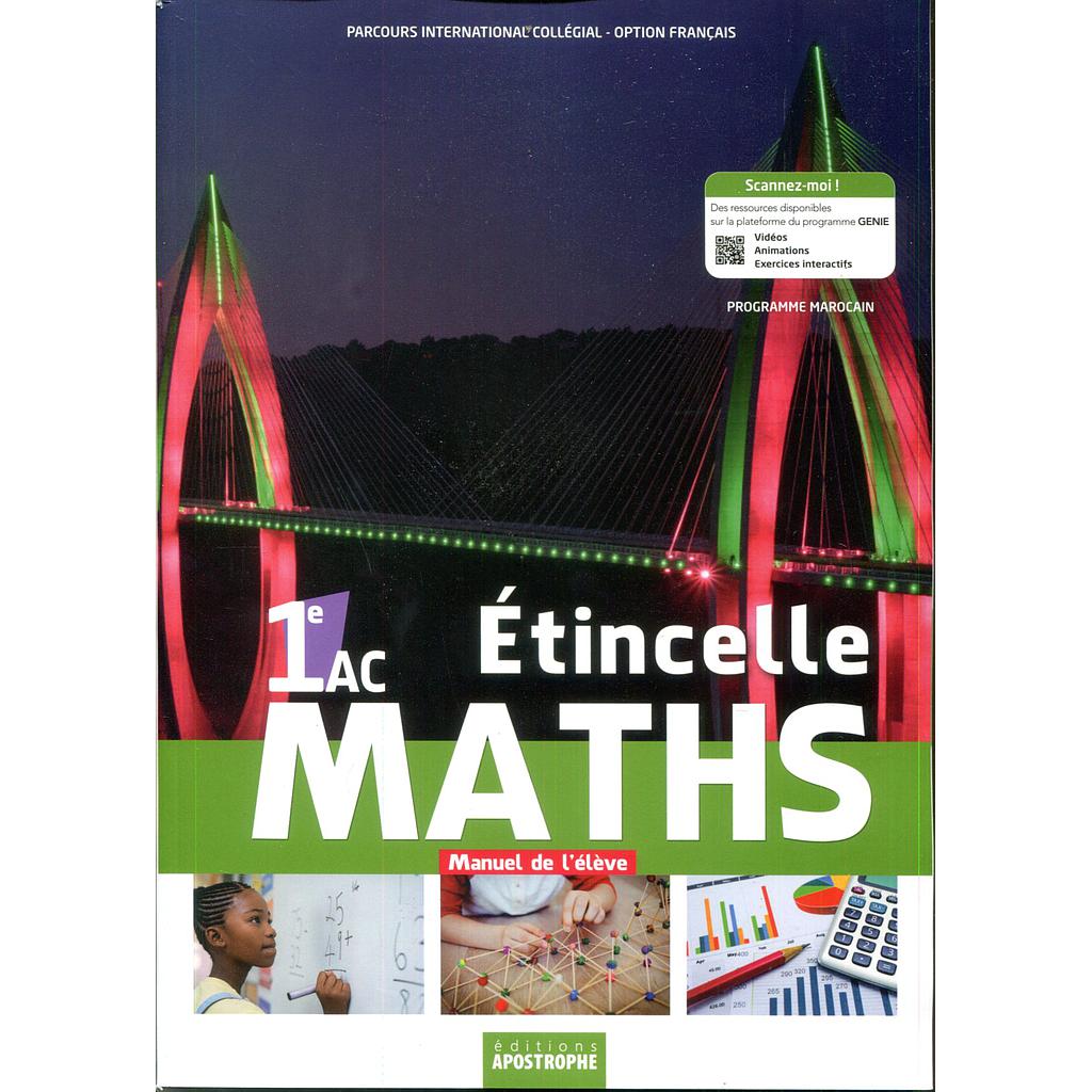 Etincelle maths 1 AC 2019