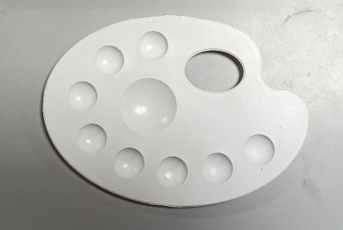 Palette peinture ordinaire