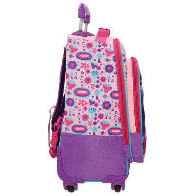 Cartable à roulette 3 compartiments Friends