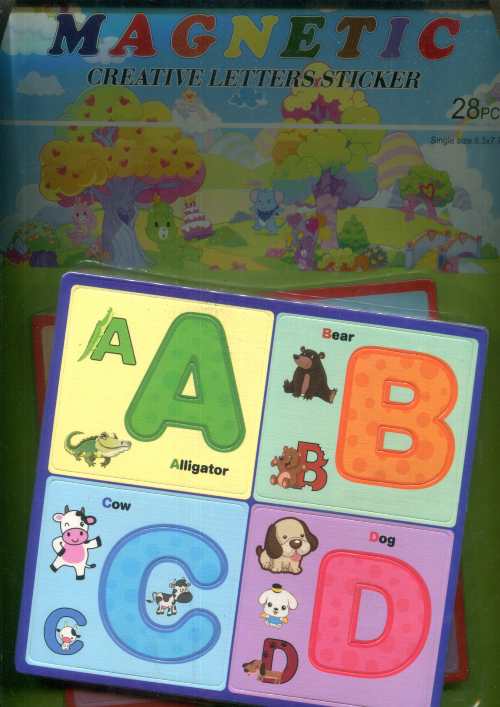 MAGNETIC CREANTIVE LETTERS STICKER