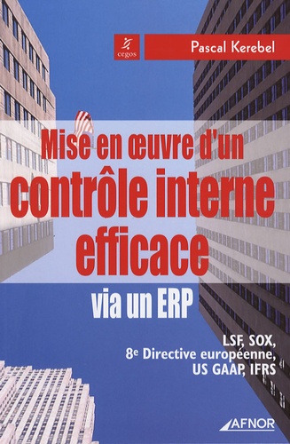 Mise en oeuvre d'un contrôle interne efficace via un ERP - LSF, SOX, 8e Directive européenne, US GAAP, IFRS