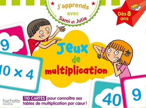 Jeux de multiplication  - 110 cartes pour connaître ses tables de multiplication par coeur !