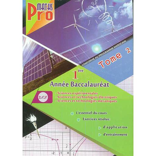 Pro maths 1ère BAC Tome 2