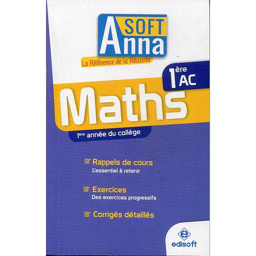 Anna soft maths 1ère AC 