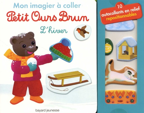 Petit Ours Brun -L'hiver - Mon Imagier à coller