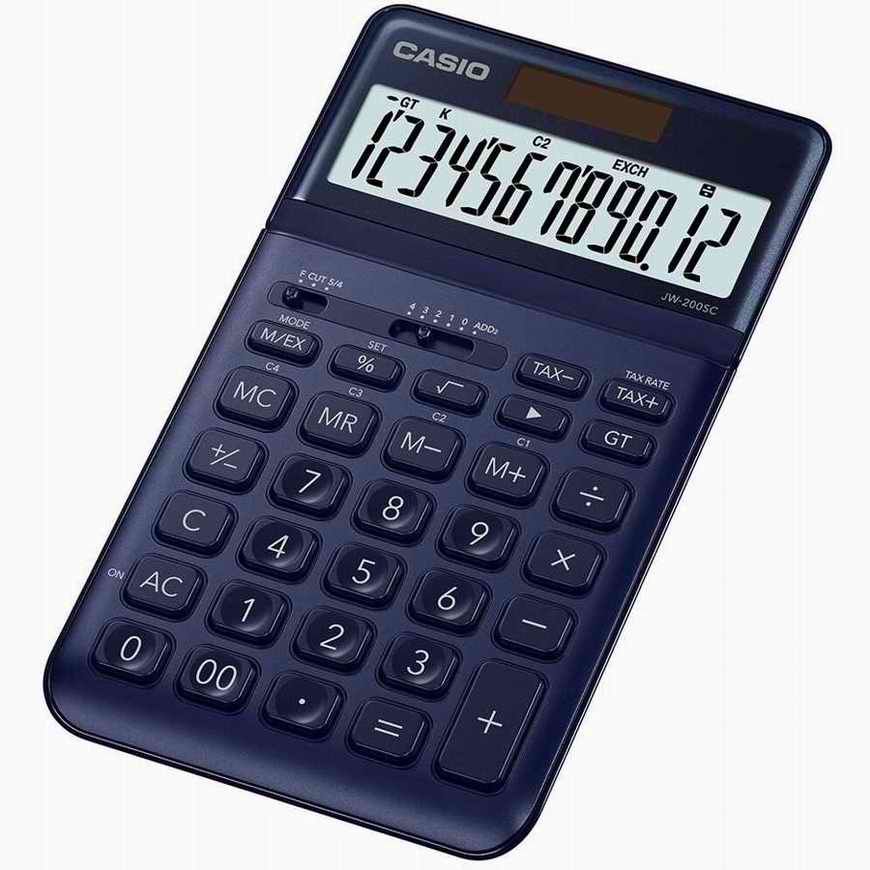 Calculatrice Casio - JW-200SC - Solaire/Batterie