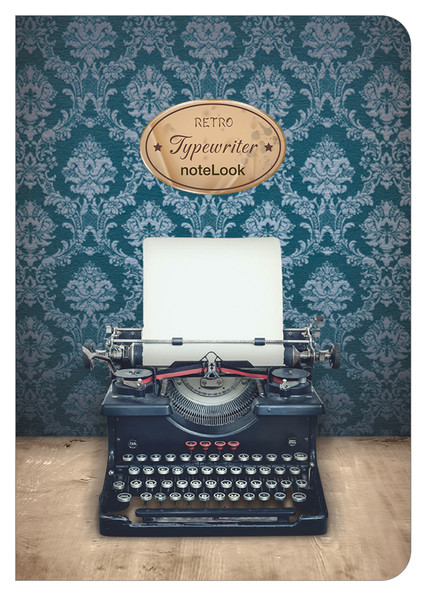 Carnet NoteLook A6 Multi Retro Typewriter