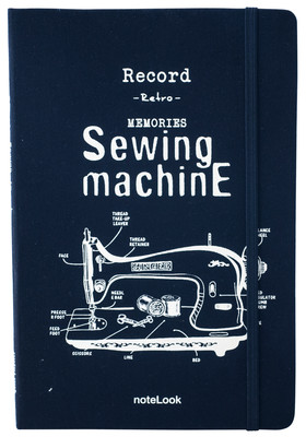Carnet NoteLook A6 Retro Sewing Machine
