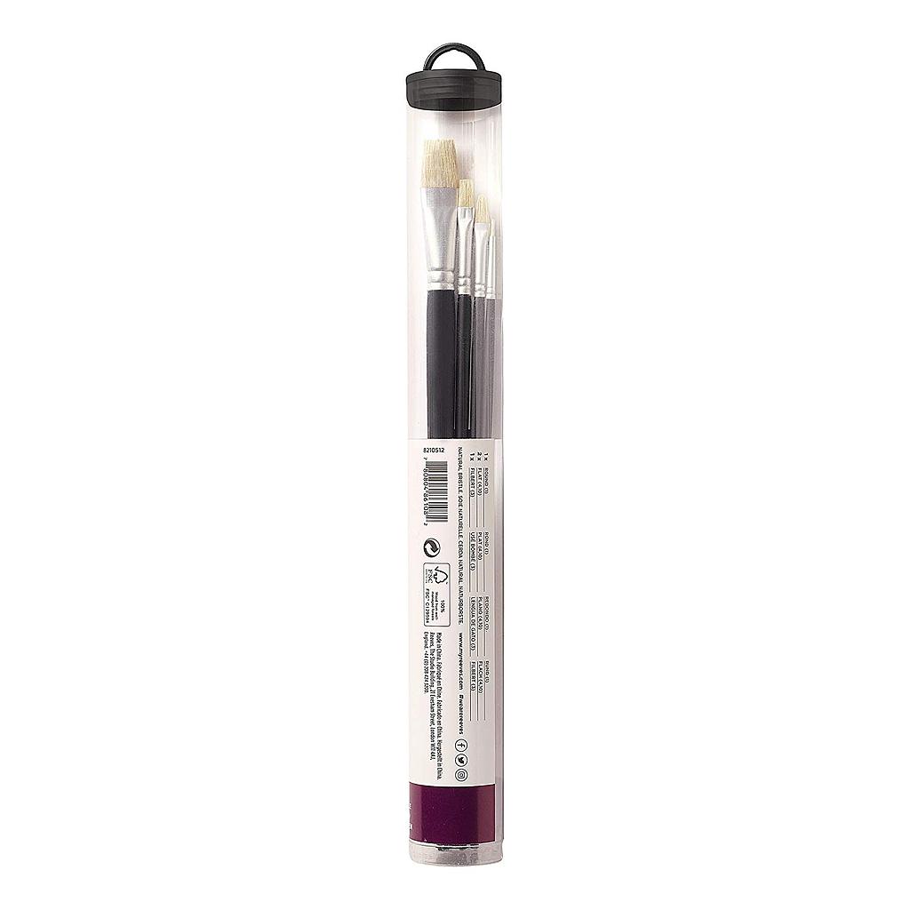 Boite De 4 Pinceaux Huile Reeves