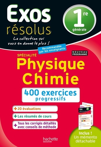 Exos résolus - Physique Chimie 1re Spécialité