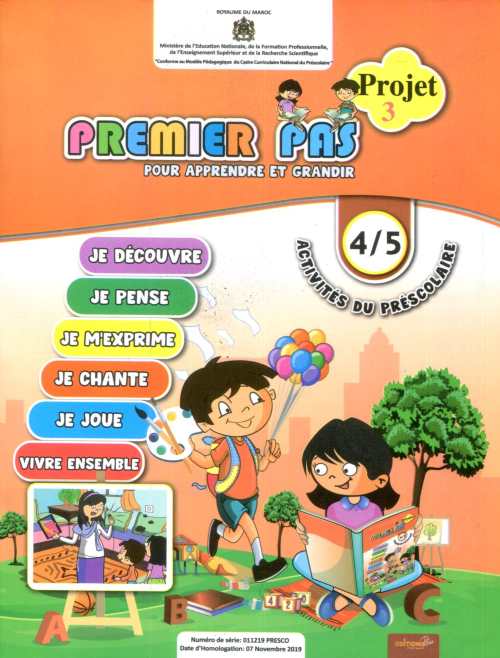 Premier pas pour apprendre et grandir MS 4/5 ans : Projet 3
