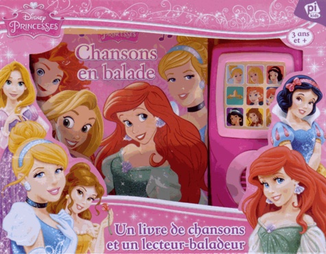 Chansons en Balade  - Un livre de chansons et un lecteur baladeur Princesses Disney3