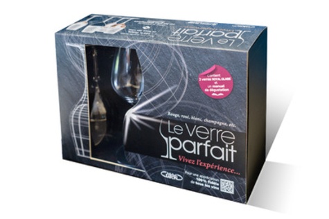 Coffret Le verre parfait  - Contient : 2 verres royal glass et 1 manuel de dégustati