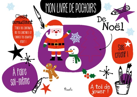 Mon livre de pochoirs de Noël
