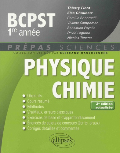 Physique-Chimie BCPST 1re année