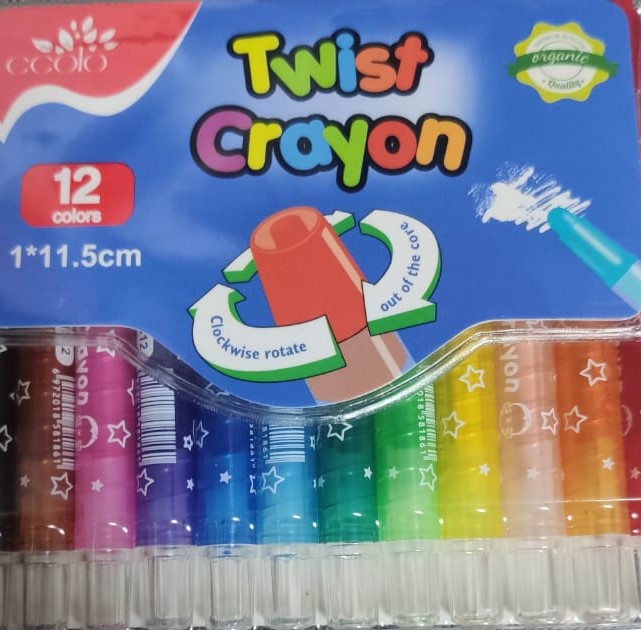 Crayon de Cire Torsion 12 crayons