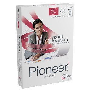 Rame de Papier Pioneer 80G A4 Blanc 500 Feuilles