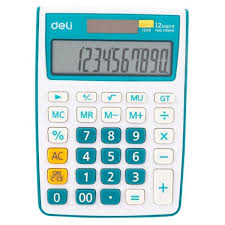 Calculatrice De Bureau Deli E1238 Vert