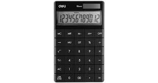 Calculatrice de Bureau Deli Noir
