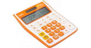 Calculatrice De Bureau Deli E1238 Orange