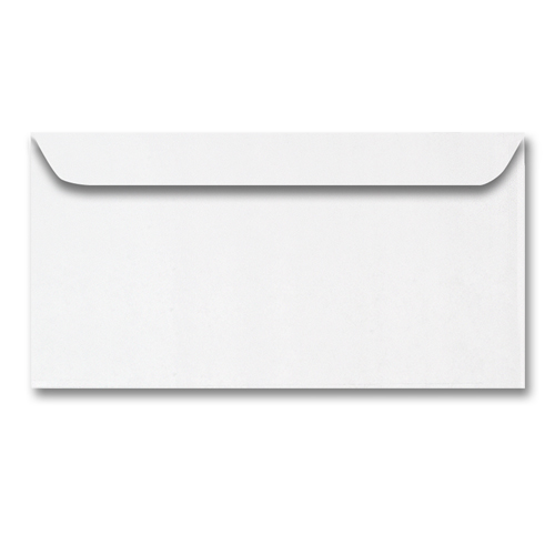 Enveloppe Blanche 110 x 220 Autocollante
