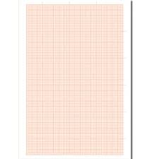 Paquet de papier Millimétré 10 Feuilles 80Grs