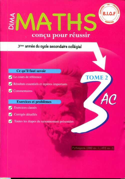 Dima Maths Tome2 3ème Collège