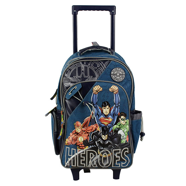 Cartable à roulette Héros Bleu