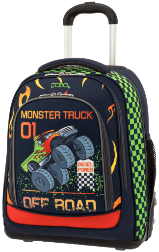 Cartable à Roulette Bleu