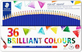 Crayon de Couleur Aquarell ErgoSof 36 Pcs