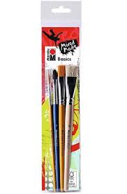 Pochette de 4 Pinceaux  Basic