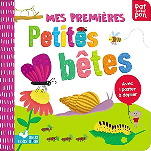 Mes premières petites bêtes - livre avec poster à déplier