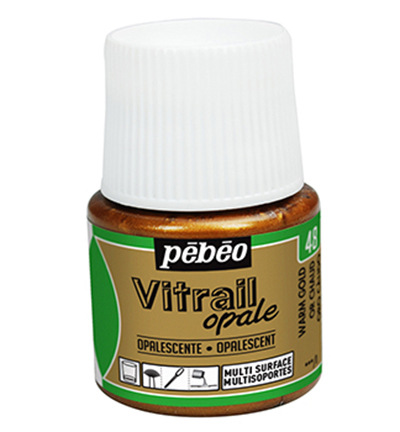 Peinture pour vitrail 45ml Or Chaud