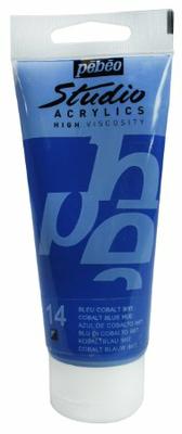 Peinture acrylique Studio 100ml Bleu Cobalt