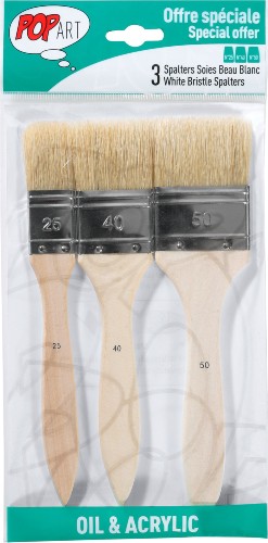 Pochette 3 Spalters Soies Beau Blanc