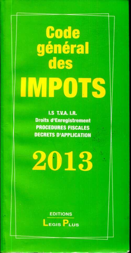Code général des impôts 2013