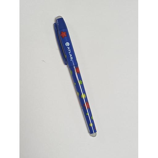 Stylo gomme 0.7 Bleu - ATLAS